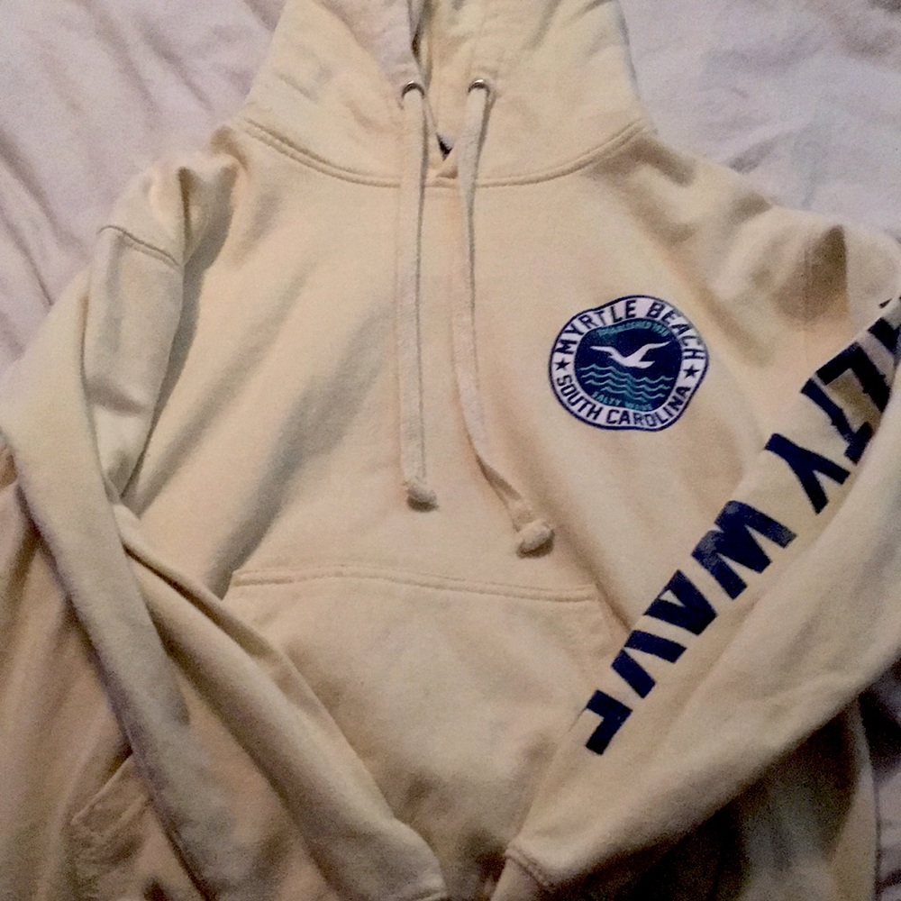 yellow myrtle beach sweater:)